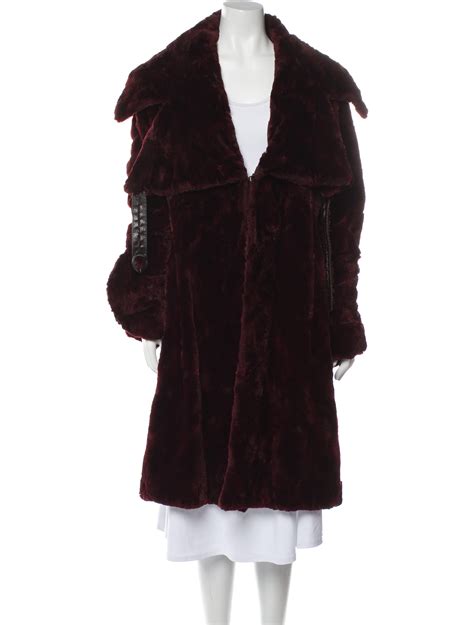 fendi faux fur coat